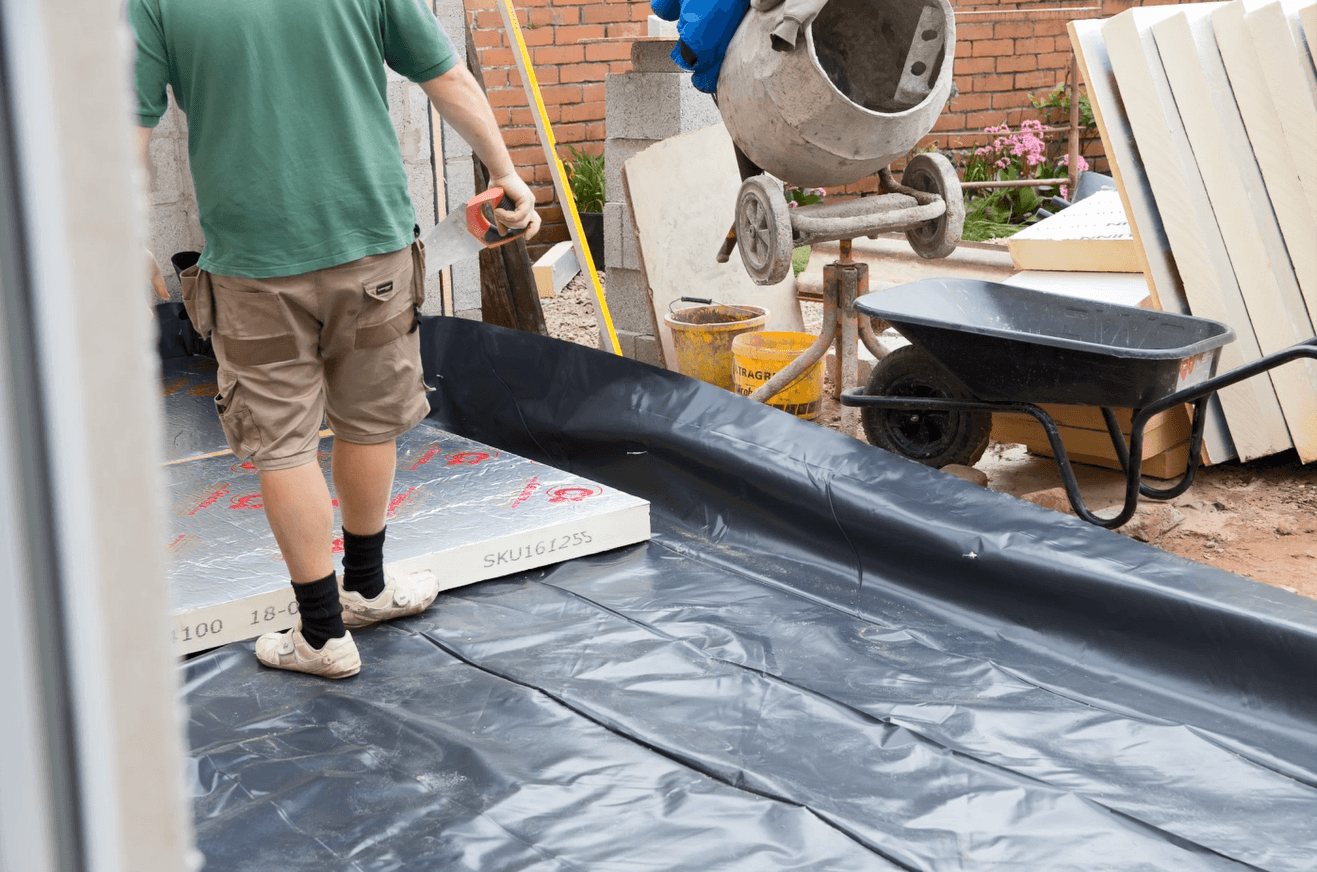 Floor insulated